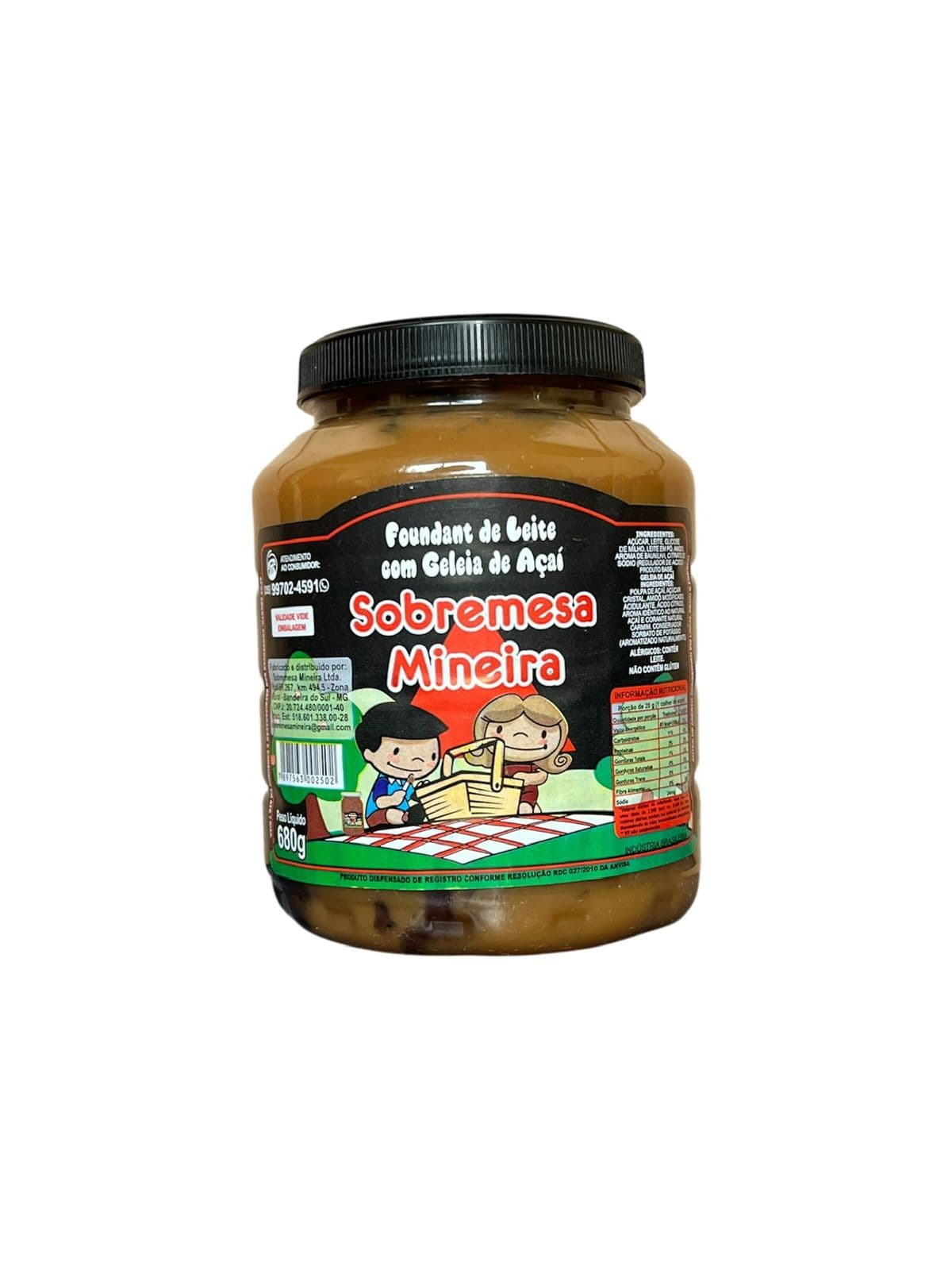 Doce de Leite com Açaí (PET 680g)