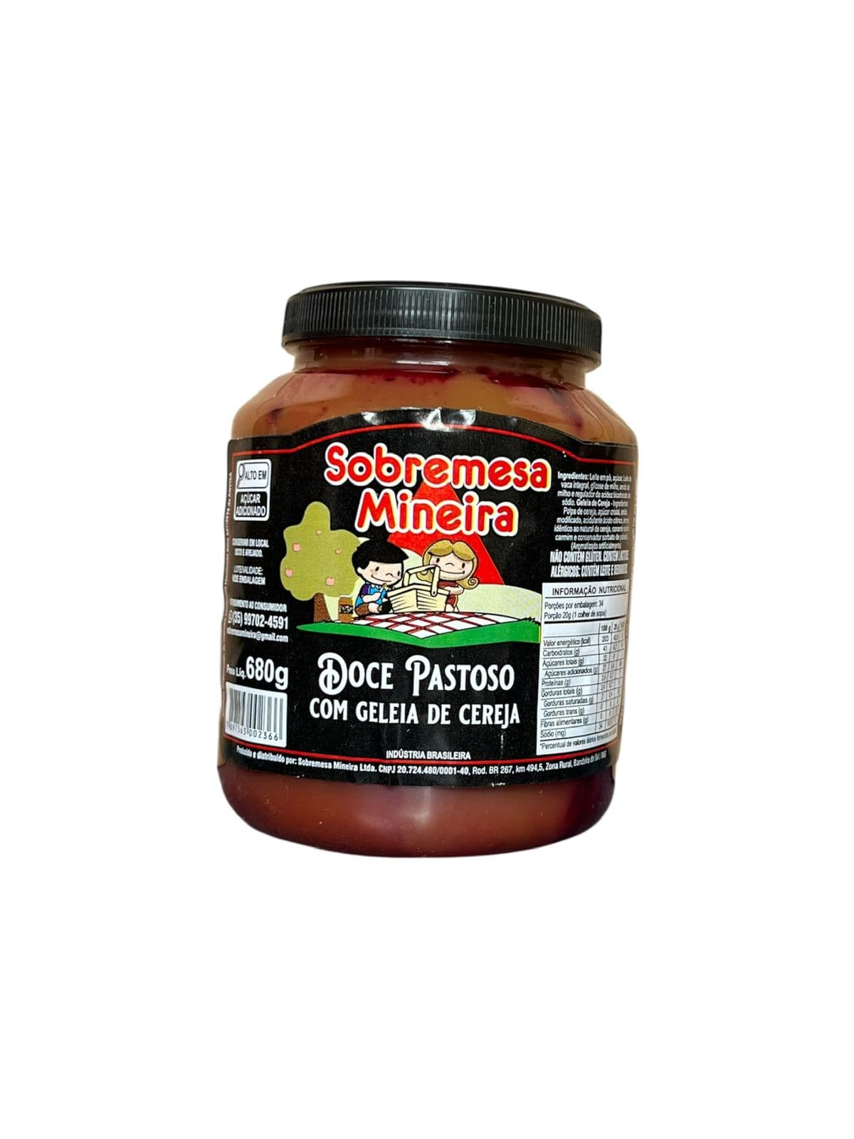 Doce de Leite com Cereja (PET 680g)