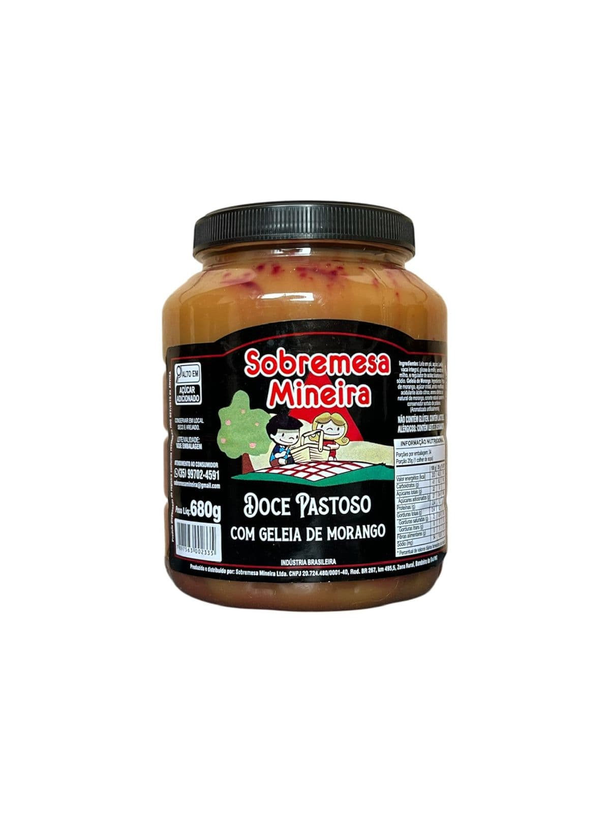 Doce de Leite com Morango (PET 680g)